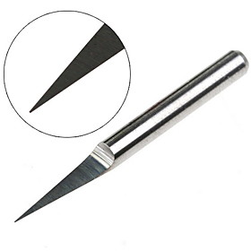 Carbide Engraving Bits - 15 Degree 0.1mm Diameter (5-Pack)