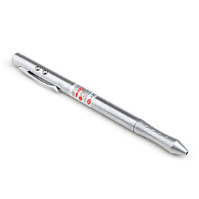 4-in-1 Stylus Pen Red Laser Pointer Resistive Stylus Ball Point Pen LED Flashlight