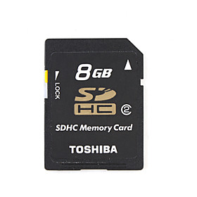 8GB Toshiba SDHC Memory Card