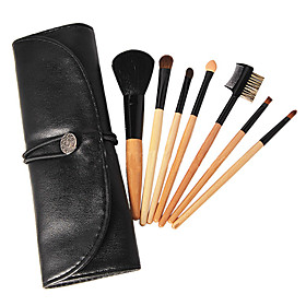 New 7 Pcs Mini Starter Makeup Brush Kit Set