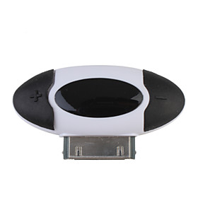 FM Transmitter for iPhone/iPod/MP3 with (White Black)