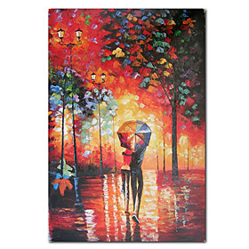 Hand-painted Landscape Oil Painting with Stretched Frame Hand-painted Landscape Oil Painting with Stretched Frame