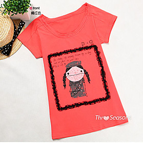 TS Double Lace Pattern T-shirt