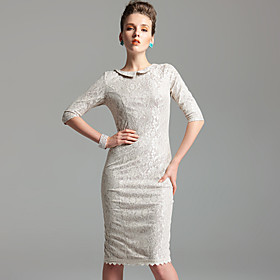 TS Vintage Style Lace Sheath Dress