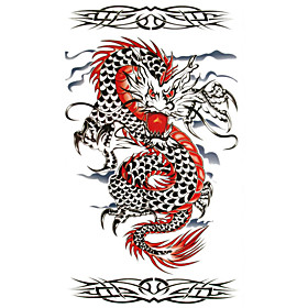 5 Pcs Dragon Waterproof Temporary Tattoo (20cm 10cm) 5 Pcs Dragon Waterproof Temporary Tattoo (20cm 10cm)