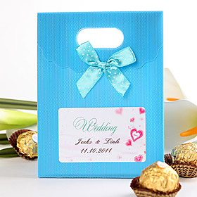 Personalized Favor Bag - Pink Ocean(set of 12) Personalized Favor Bag - Pink Ocean(set of 12)