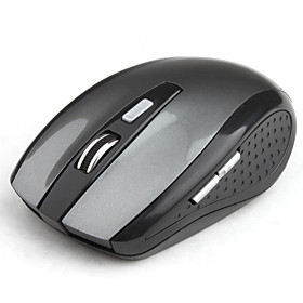 2.4GHz Wireless USB 800DPI/1600DPI Optical Performance Mouse (Black)