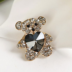 Lovely Crystal Bear Brooch (set of 4) Lovely Crystal Bear Brooch (set of 4)