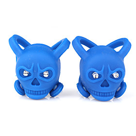 Monster Shaped Rear Bicycle Light / Headlight Blue up to 500m