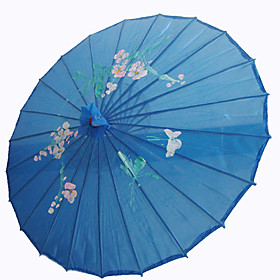 Royalblue Silk Parasol Royalblue Silk Parasol
