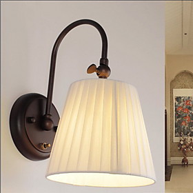 eleganten Stil Wandleuchte in weißem Schirm