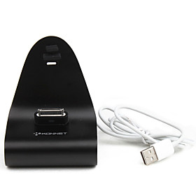 Stylish Metallic Stand for iPhone/iPod with Cable