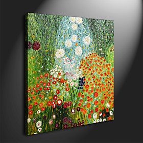 Hand-painted Oil Painting by Gustav Klimt with Stretched Frame