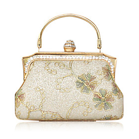 Satin With Rhinestone Evening Handbags/ Clutches/ Top Handle Bags More Colors Available