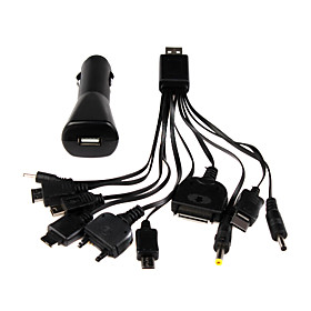 10 in 1 USB Multi-Charger Cable for iPhone/iPod/iPad/Samsung/LG/Nokia/Sony Ericsson/Motorola/PSP