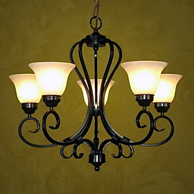 Elegant Chandelier with 5 Lights in Classic Style