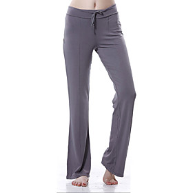 YOGAYF-Eco Friendly Cotton Simple Design Dark Gray GYM Sports Yoga Pants Women's Fitness Pants
