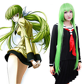 Code Geass C.C. Cosplay Wig