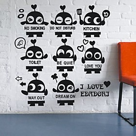 Little Robots Set Wall Stickers (1985-P31)