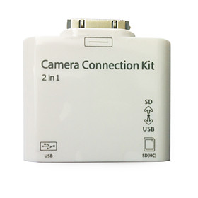 2-in-1 USB SD Kartenleser Kamera Verbindungskit für iPad/iPad 2 2-in-1 USB SD Kartenleser Kamera Verbindungskit für iPad/iPad 2