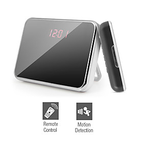 iMirror - Digital Spy Clock Camera with Remote Control 24Hours Continuous Recording