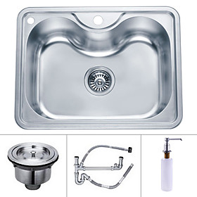 23 inch Undermount Stainless Steel Kitchen Sink (Single Bowl)