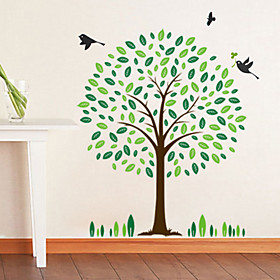 Green Tree Wall Stickers (1985-P1)