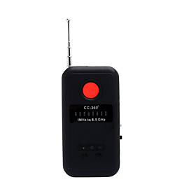Anti-spy RF and Laser Pinhole Bug Signal Detector with Hidden Camera (1MHz-6.5GHz)