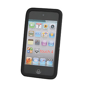 Protective Silicone Back Case for iPod Touch 4 (Black) Protective Silicone Back Case for iPod Touch 4 (Black)