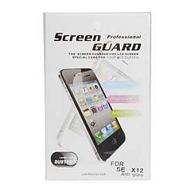 Crystal Clear Anti Glare LCD Screen Protector With Cleaning Cloth for Sony Ericsson X12