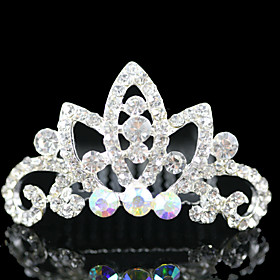 Gorgeous CZ Cubic Zirconia Wedding Flower Girl Tiara