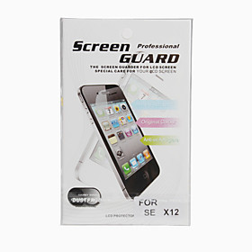 Crystal Clear LCD Screen Protector With Cleaning Cloth for Sony Ericsson X12