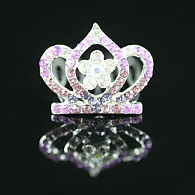 Gorgeous CZ Cubic Zirconia Wedding Flower Girl Tiara More Colors Available