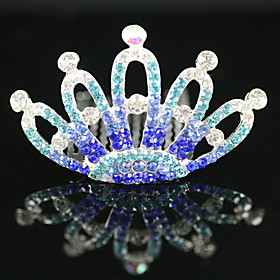 Gorgeous CZ Cubic Zirconia Wedding Flower Girl Tiara More Colors Available