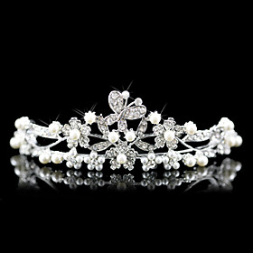 Alloy With Cubic Zirconia Bridal Tiara