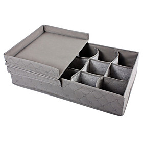 Two-order Box Lid Bamboo Charcoal Storage Box Home Storage Collection Box