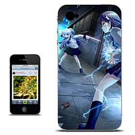 Angel Beats! Kanade Tachibana Battle Version Anime Case for iPhone 4/4s