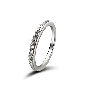 Marvelous Rhinestones With Alloy Plated Ring Marvelous Rhinestones With Alloy Plated Ring