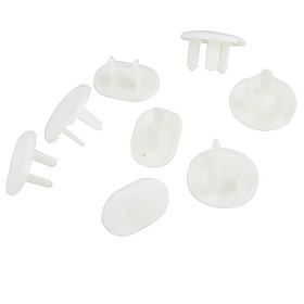 2-Prong Flat Plug Socket Covers (4 pack) and 3-Prong Flat Plug Socket Covers (4 pack)