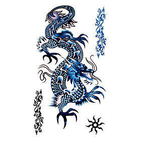 5 Pcs Dragon Waterproof Temporary Tattoo(17.5cm 10cm)