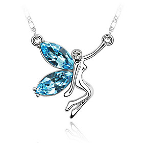 Crystal Butterfly Elf Necklace