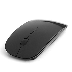 2.4GHz Wireless 800/1200DPI Optical Mouse with USB Receiver (Black   Silver)