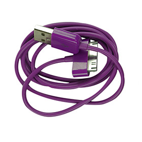 Sync and Charging Cable for iPhone, iPad and iPod TOuchj (100cm, Purple)