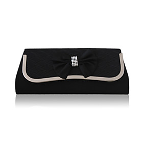 Silk With Crystal/ Rhinestone/ Bowknot Evening Handbags More Colors Available