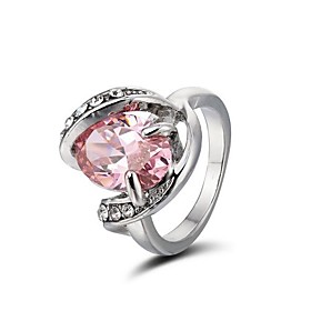 Gorgeous 18K White Gold Plated Cubic Zirconia Ring More Colors Available Gorgeous 18K White Gold Plated Cubic Zirconia Ring More Colors Available