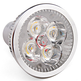 GU10 4W 4-LED Warm White 400-440 Lumen 3500k Light Bulb (85-265V)