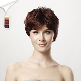 Capless 100% Human Hair Wig Short Straight Hair Wig 5 Colors To Choose