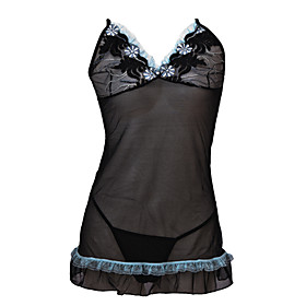 Acrylic Sexy Lace Bridal Sleep Slip
