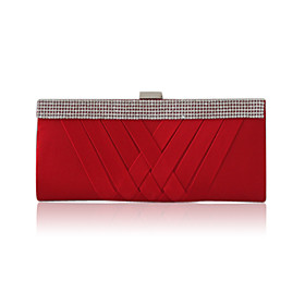 Silk With Crystal/ Rhinestone Evening Handbags/ Clutches More Colors Available Silk With Crystal/ Rhinestone Evening Handbags/ Clutches More Colors Available