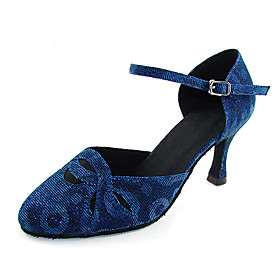 Taffeta Upper Dance Shoes Ballroom Latin/ Modern Shoes for Women More Colors